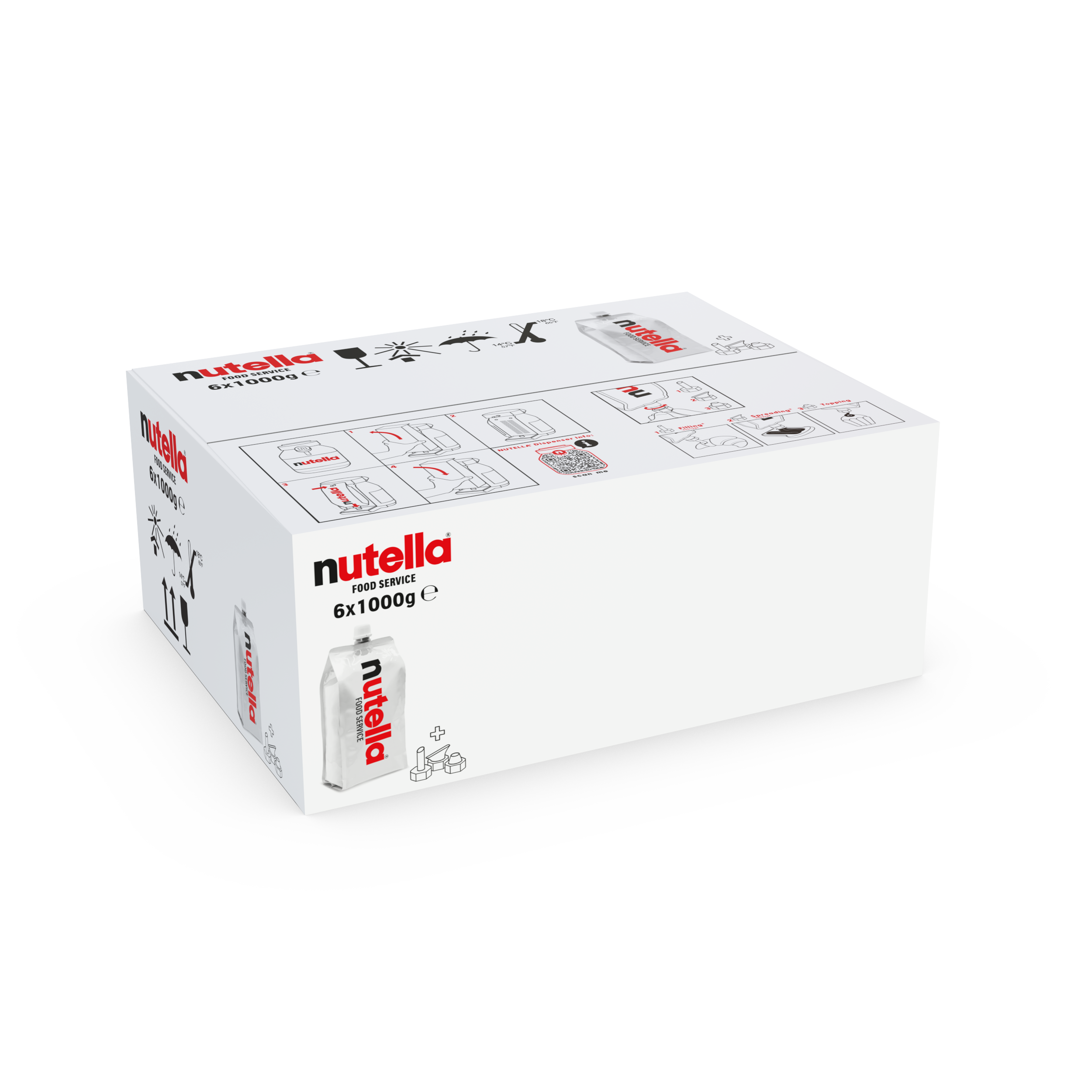 Nutella® cartone 1kg x 6