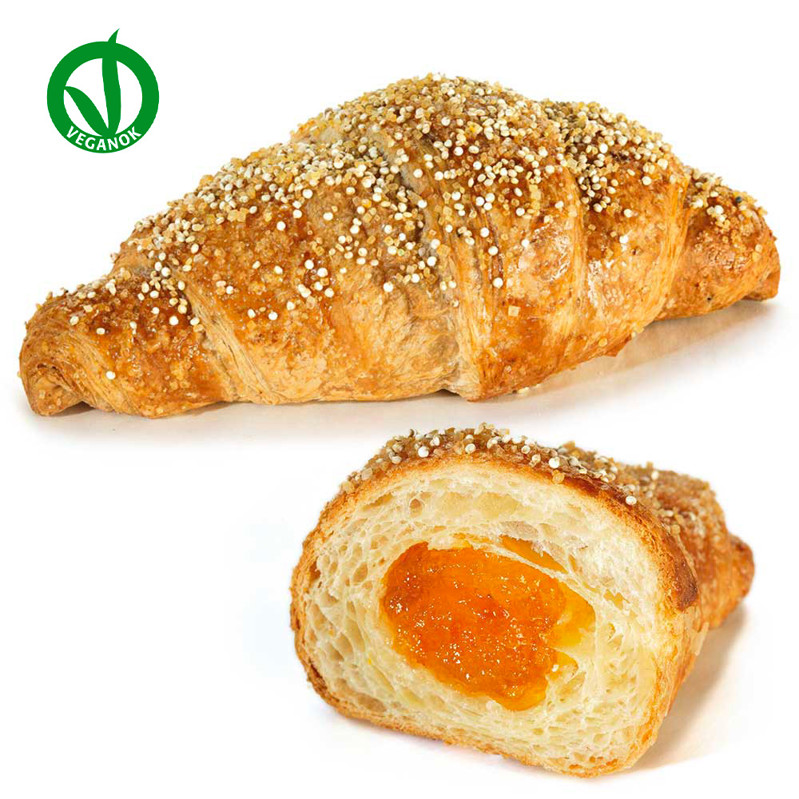 Croissant dritto arancia e quinoa