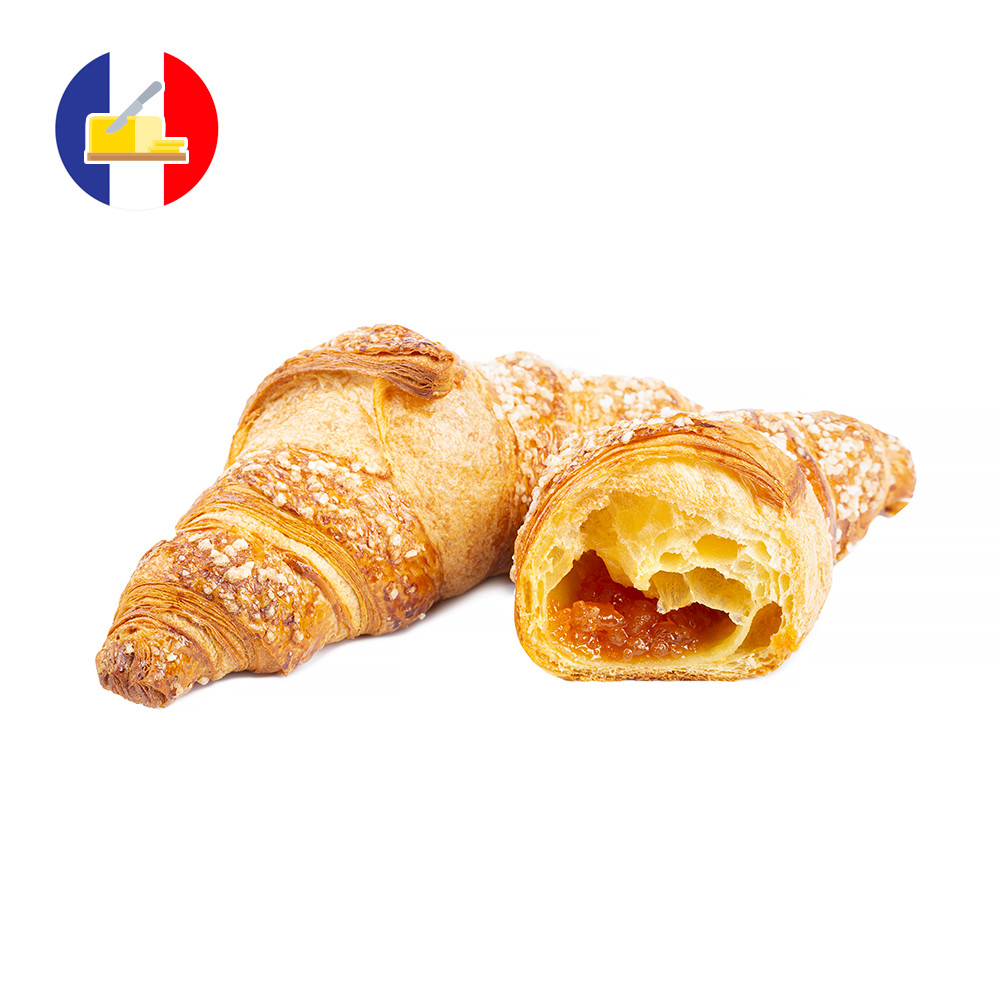 Croissant al burro dritto albicocca