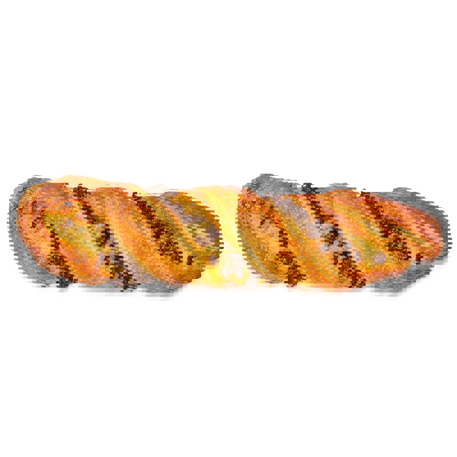 Treccia crema e pepite di cioccolato